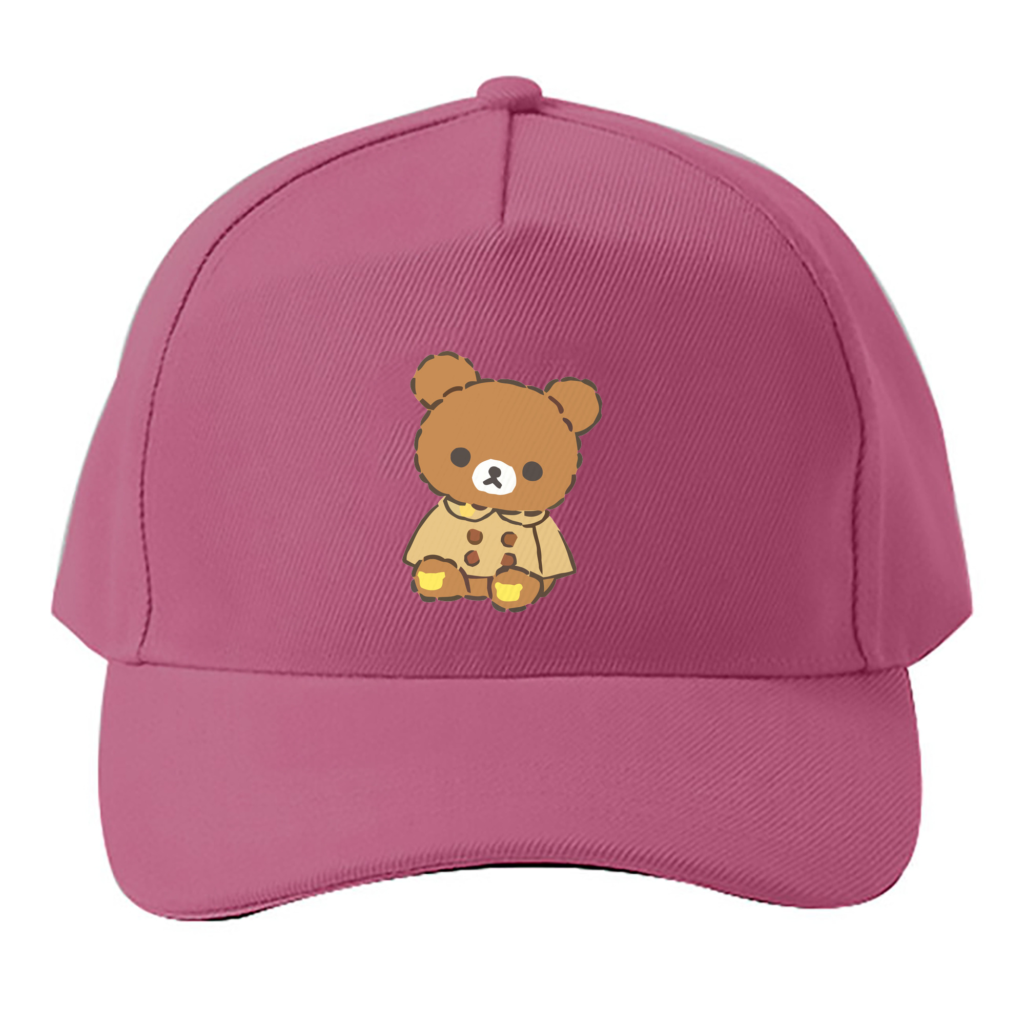 （画像用） リラックマ リラックマ キイロイトリ Rilakkuma Korilakkuma Kiiroitori ベースボールキャップ 綿100％ 男女兼用 帽子 スポーツ